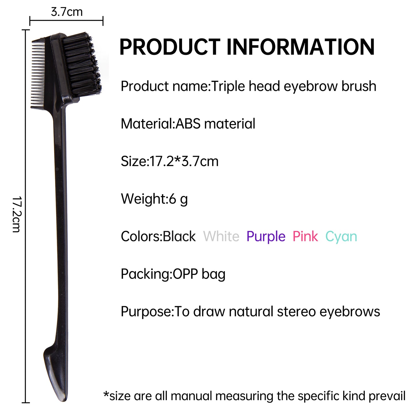 60CM Edges Hair Wrap Wig Band Multifunction Control Hair Brush For Wigs Double Sided Makeup Comb Professional Melt Band 4pcs/set