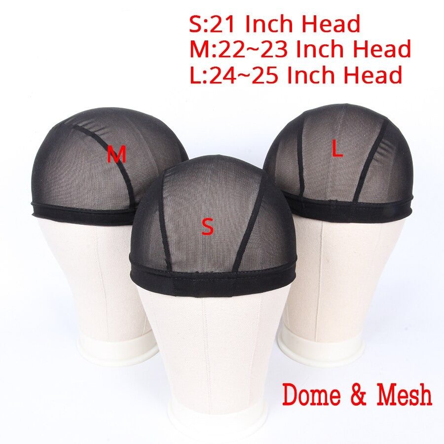 Adjustable Wig Caps For DIY Wig S/L/XL Base Cap Black Weaving Wig Tools Cap Lace Wig Caps Weave Cap For Making a Wig