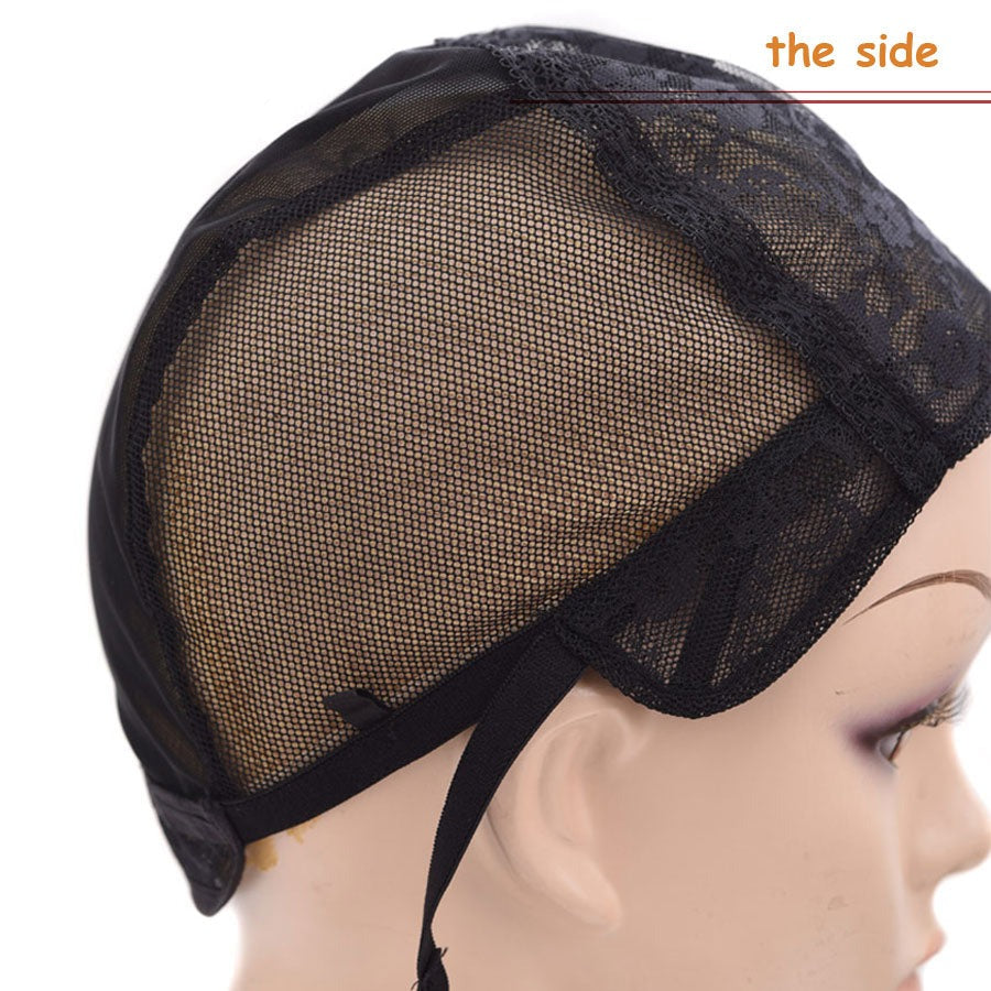 Adjustable Wig Caps For DIY Wig S/L/XL Base Cap Black Weaving Wig Tools Cap Lace Wig Caps Weave Cap For Making a Wig