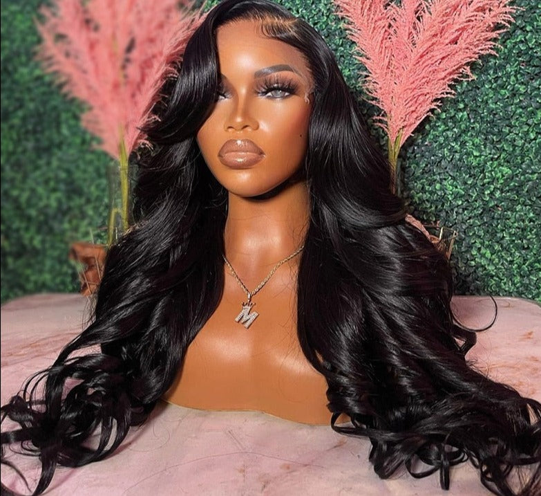 Ombre Ash Blonde Colored 13x6 Lace Frontal Wig Body Wave 5x5 Lace Closure Wig Brown Transparent Human Hair Wigs For Black Women