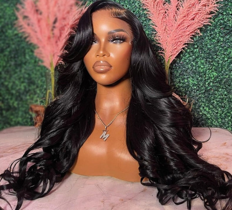 Ombre Ash Blonde Colored 13x6 Lace Frontal Wig Body Wave 5x5 Lace Closure Wig Brown Transparent Human Hair Wigs For Black Women