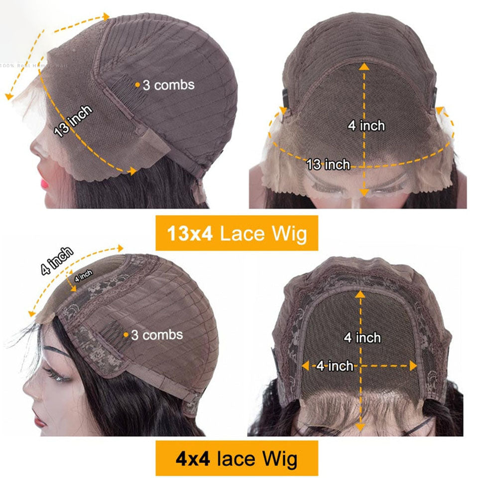 1b/30 Brown Color 13x4 Lace Short Bob Lace Front Wig Ombre Brown Natural Black Straight Short Bob With Baby Hair For Black Woman