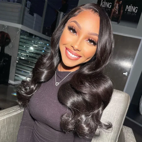 Ying Highlight Bleu With Pink Body Wave 5x5 Transparent Lace Wig 13x4 Lace Front Wig Human Hair 13x6 Lace Front Wig PrePlucked