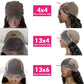 13x6 Curly Baby Hair Edges Wig 30 34 Inch Deep Wave Curly Lace Front Human Hair Wigs Transparent HD Lace Frontal Closure Wig