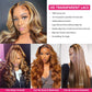 250 Density13x6 Highlight Wig Human Hair HD Body Wave Lace Front Human Hair Wigs Brazilian Remy 13x4 Lace Frontal Wig For Women