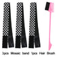 60CM Edges Hair Wrap Wig Band Multifunction Control Hair Brush For Wigs Double Sided Makeup Comb Professional Melt Band 4pcs/set
