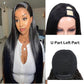 Malaysian Straight U Part Wig Human Hair Wigs For Women Straight Wigs No Lace Part Wig No Glue Hair Wig 180% Density