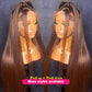Glueless Full Lace Human Hair Wigs For Women Chocolate Brown Lace Front Wig Straight HD Lace Frontal Wig Human Hair Pre Plucked
