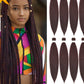 Synthetic Pre Stretched Braiding Hair Easy To Make Senegalese Box Braid Darker Wine Natural Soft EZ Braids Hair Bundles