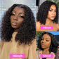 Water Wave Lace Front Wigs for Women Brazilian Closure Bob Wig 13x4 Transparent Lace Frontal Short Wigs Human Hair Pre Plucked