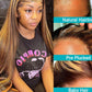 Hair Highlight Straight 13x4 Lace Front Human Hair Wigs Brazilian 4x4 Closure Wig 180 Density 5x5 Wig Ombre Lace Wig