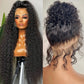 360 Full Lace Frontal Wig Human Hair Pre Plucked Brazilian Deep Wave Frontal Wig 13x4 HD Lace Front Human Hair Wigs For Women