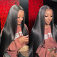 360 Full Lace Wig Human Hair Pre Plucked 13x4 Bone Straight Lace Front Wigs For Women Brazilian 30 Inch 13x6 Hd Lace Frontal Wig