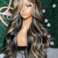 Ombre Honey Blonde Body Wave 13x6 Lace Frontal Wigs Pre-Plucked Highlight 613 Wigs Lace Closure Wigs Human Hair Wigs For Women