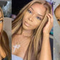 Hair Highlight Straight 13x4 Lace Front Human Hair Wigs Brazilian 4x4 Closure Wig 180 Density 5x5 Wig Ombre Lace Wig
