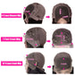 Water Wave Lace Front Wigs for Women Brazilian Closure Bob Wig 13x4 Transparent Lace Frontal Short Wigs Human Hair Pre Plucked