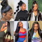 360 Full Lace Wig Human Hair Pre Plucked 13x4 Bone Straight Lace Front Wigs For Women Brazilian 30 Inch 13x6 Hd Lace Frontal Wig