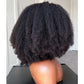 Short Bob Deep Free Part Afro Curly Black U Part Wig Brazilian Human Hair Wigs For Women with Baby Hair Glueless U Shape Wig