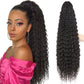 Synthetic Synthetic Drawstring Ponytail Long Kinky Curly Ponytail Hair Black Ponytail Clip-In Hair Extension For Women