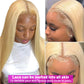 Blonde 613 Lace Frontal Wig 13x6 HD Lace Front Human Hair Wigs Pre plucked Straight Human Hair Wigs For Women 613 Short Bob Wig