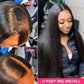 Malaysian Straight U Part Wig Human Hair Wigs For Women Straight Wigs No Lace Part Wig No Glue Hair Wig 180% Density wholesale