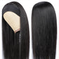 Headband Wig Human Hair Straight Glueless Brazilian Wigs For Black Women Remy