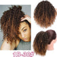 Synthetic Afro Kinky Curly Hair Extension Drawstring Puff Ponytail Synthetic Clip in Pony Tail African American Hair Extension